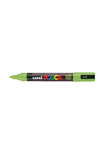 Uni Posca Apple Green Water Based Poster Marker - 1.8-2.5 Mm, Pc-5m