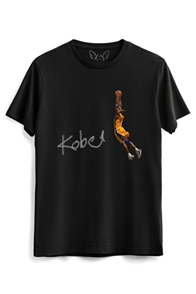 Alfa Tshirt K-bryant Tasarım Baskılı Siyah Tshirt