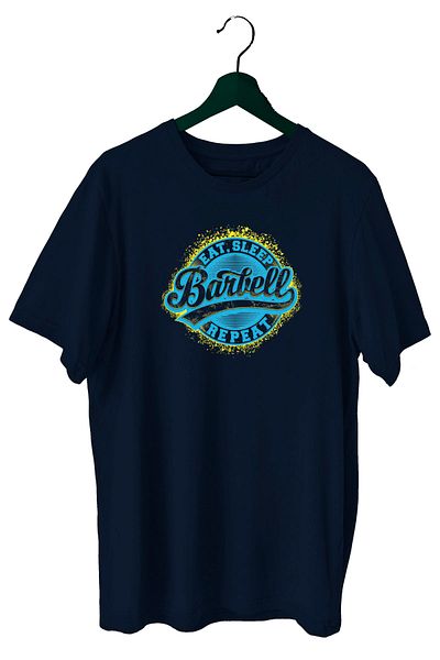 BLUU Barbell Athlete T-shirt Crew Neck