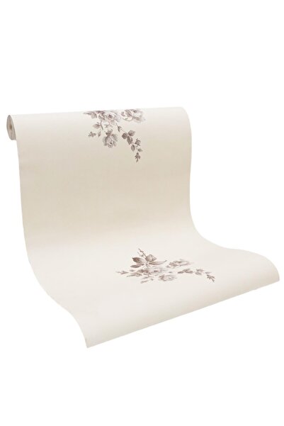 D.Dept. Duvar Kağıdı Antrasit Gül Desenli D-dept Paso Doble - Kağıt