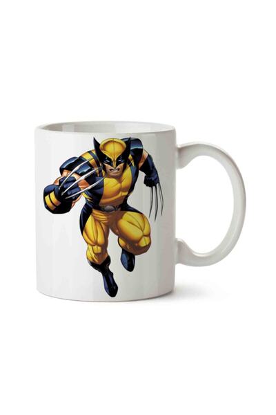 ART HEDİYE كوب ولفيرين مارفل مطبوع على الجانبين