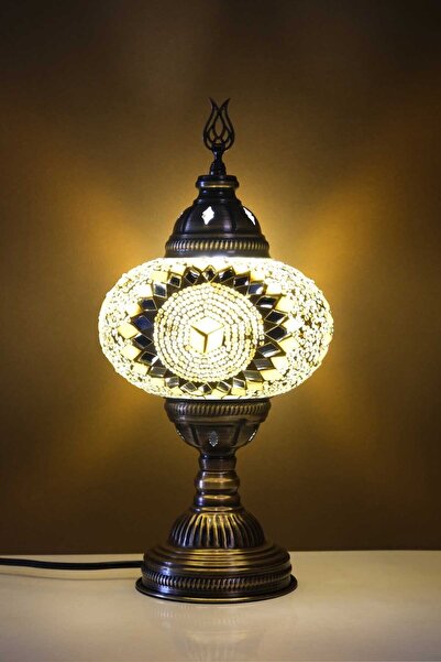 Asylove Mosaic Glass Table Lamp, Turkish Lamp, Decorative Table Lighting, Spe...