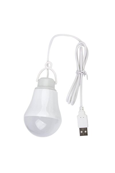gaman 5 Watt 6 Volt Beyaz Işık Led Ampül 1 Metre Usb Kablolu Araç Için Uygun