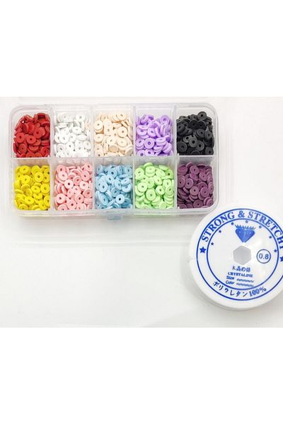 yiğit aksesuar Fimo Jewelry Making Set 10 Colors
