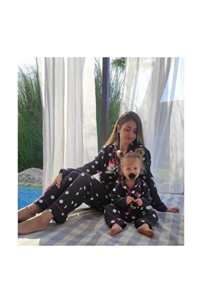 tunay moda Karakterli Anne Çocuk Pijama(1 Adet)