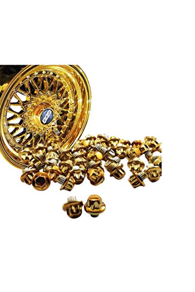 Kapak Dünyası Bbs - Hartge - Type 1 - Oz Mito - Kt Jant Boncuğu Gold- Krom 90 Adet