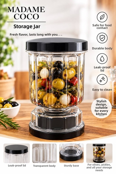Madame Coco Casa Pickles and Olives Storage Jar