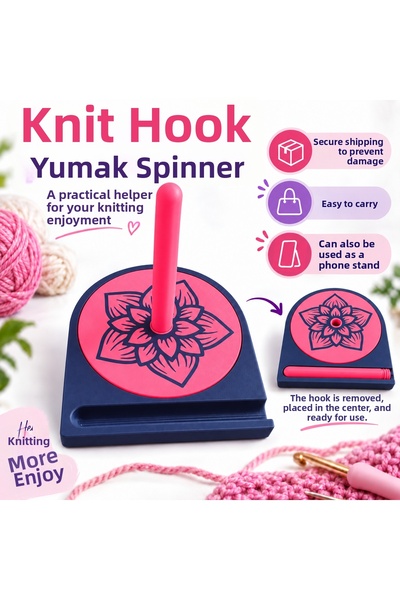 Devletli 3d Yumak Rotator - Knitting Yarn Holder - Yarn Rotator - Spool Holde...