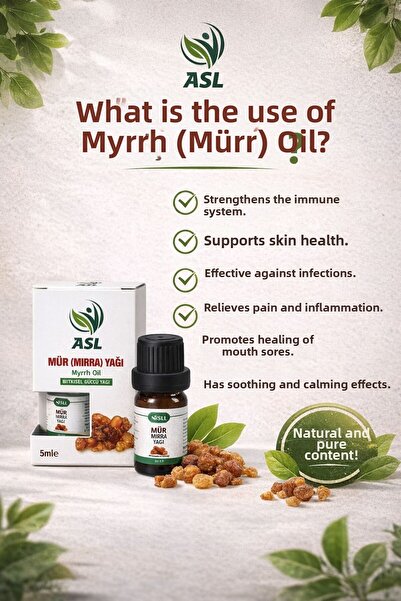 Generic Brand زيت المر 20 مل - زيت المر العطري - زيت المر - زيت عطري طبيعي من...