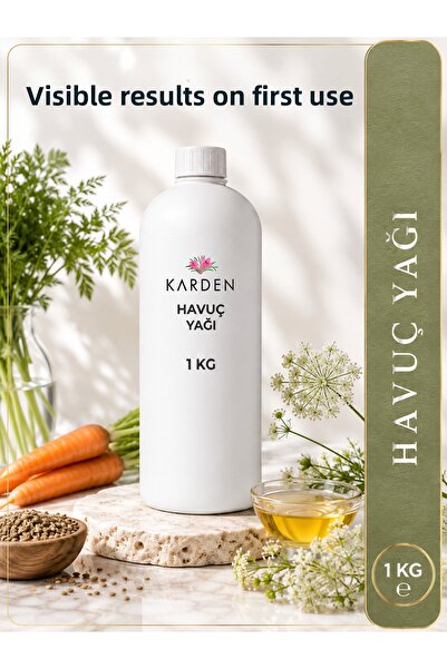 Generic Brand Carrot Oil 1 kg – Natural Carrot Oil – Skin and Hair Care Oil –...