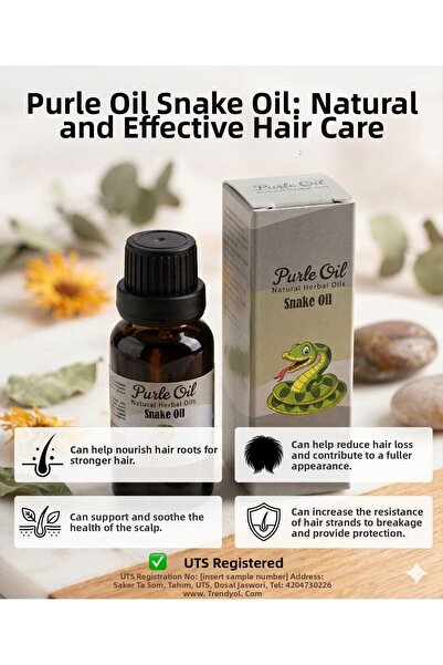 Generic Brand Purle Oil Snake Oil Hair Growth and Revitalizing Care Oil
