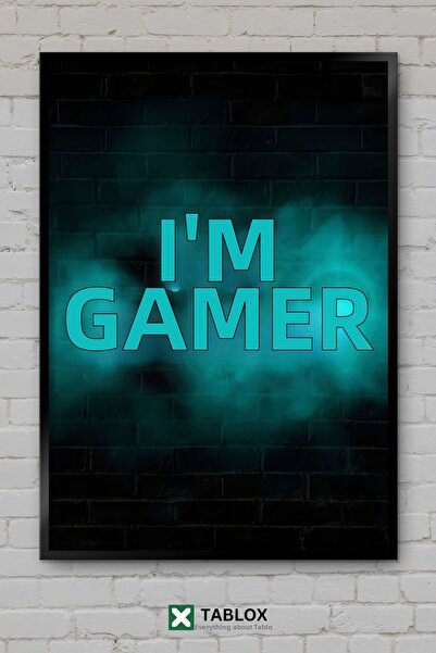 TABLOX Είμαι Gamer, Είμαι Παίκτης - Διακοσμητικός πίνακας MDF με σχέδιο αφίσα...
