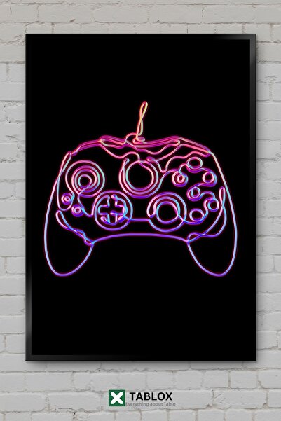 TABLOX Controler pentru jocuri video, mâner pentru jocuri, poster pentru game...