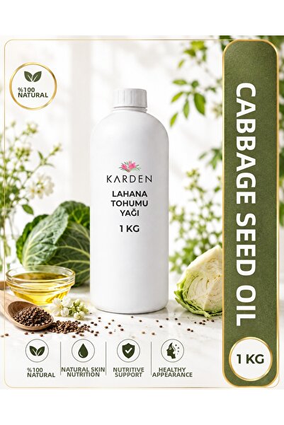 Karden Cabbage Seed Oil 1 kg |   Natural Herbal Oil |   Hair and Skin Care | ...
