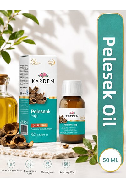 Karden Rosewood Oil 50 ml - 100% Pure and Natural Skin, Hair and Massage Oil