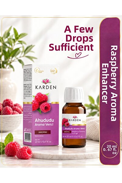 Karden Raspberry Flavoring 20 ml - Food-Compliant Liquid Raspberry Flavor