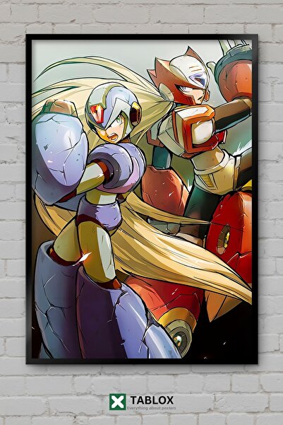TABLOX Mega Man The Last Capcom Game Robot Character Frame View Decorative MD...