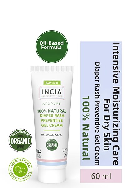 Incia Atopure. ®   100% Natural Anti-Rash Gel Cream Organic Sea Buckthorn Car...