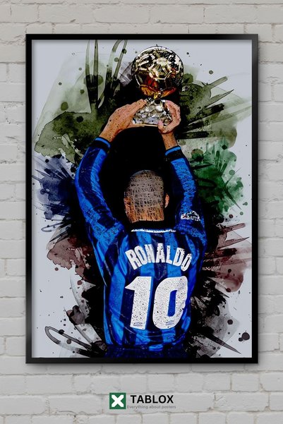 TABLOX Ronaldo Cristiano, fotbalist, stil poarta de poșta, Portugalia, portre...