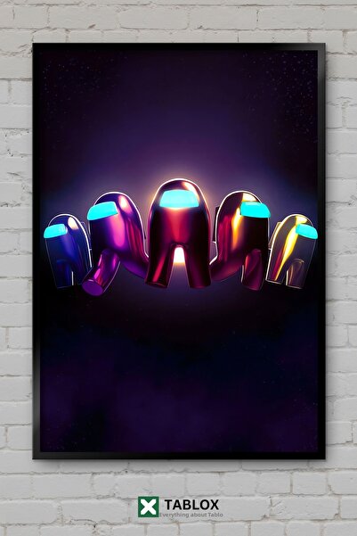 TABLOX Poster 3D Space Crew Uzay Mürettebat Science Fiction, tablou decorativ...