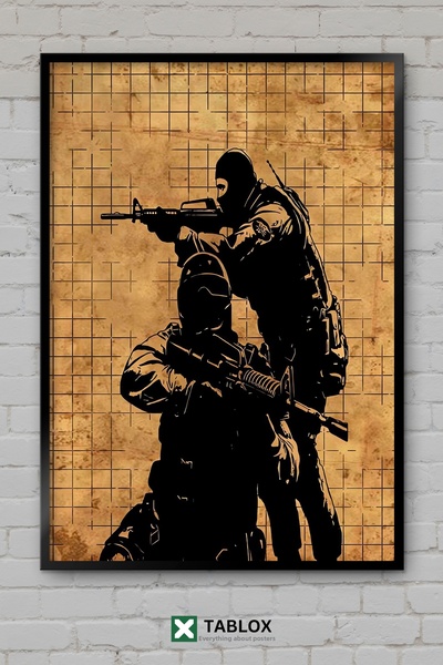 TABLOX Csgo Counter Strike Game Fps Action Poster Poster cu acțiune în format...