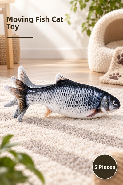 Yenilig 5 Moving Fish Cat Toys