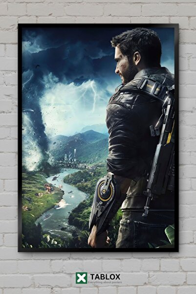 TABLOX Rico Rodriguez Just Cause 4 Tablou decorativ din MDF cu aspect de cadr...