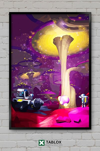 TABLOX Astroneer Game Space Science Fiction Adventure Αφίσα με εμφάνιση πλαισ...