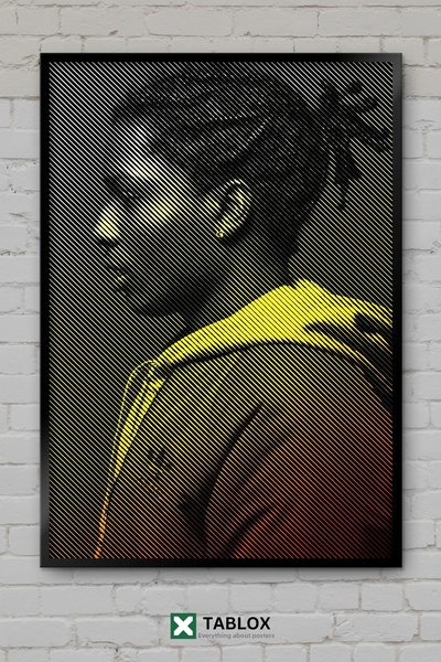 TABLOX Asap Rocky Ράπερ Ράπερ Χιπ Χοπ Τραγουδιστής Μουσική Αφίσα με κορνίζα Δ...