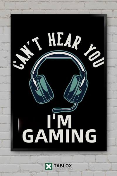 TABLOX Αστείο απόφθεγμα για το gaming, απόσπασμα λέξης από τον Mizahi Oyuncu,...
