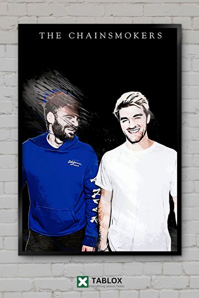 TABLOX The Chainsmokers Dj Group Edm Music Electronic Frame Look Διακοσμητικό...