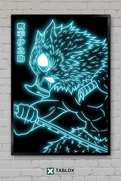 TABLOX Inosuke Hashibira Demon Slayer Anime Manga Personaj Tablou decorativ î...