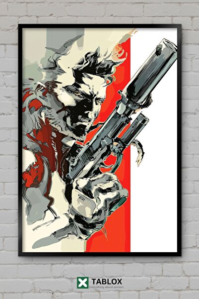 TABLOX Metal Gear Solid Snake Game Action Secret Soldier Tablou decorativ înr...
