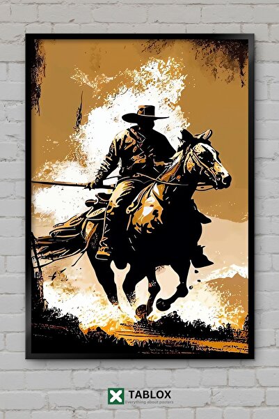 TABLOX Red Dead Redemption Παιχνίδι Τυχερών Αγώνων Δυτικού Τύπου Αφίσα Καουμπ...