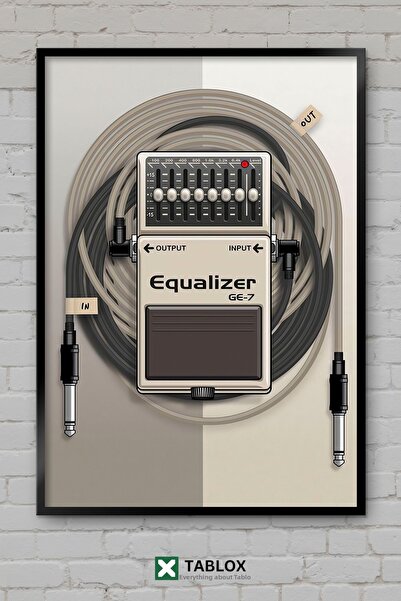 TABLOX Equalizer Ge7 Pedal Effect Κιθάρα Μουσικός Εξοπλισμός Πλαίσιο Διακοσμη...