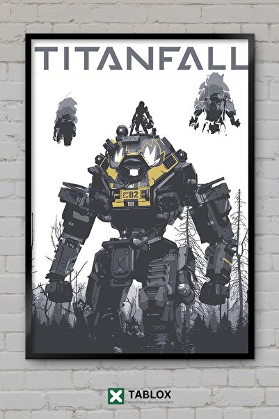TABLOX Αφίσα δράσης Titanfall Video Game Robot Mecha με πλαίσιο, διακοσμητικό...
