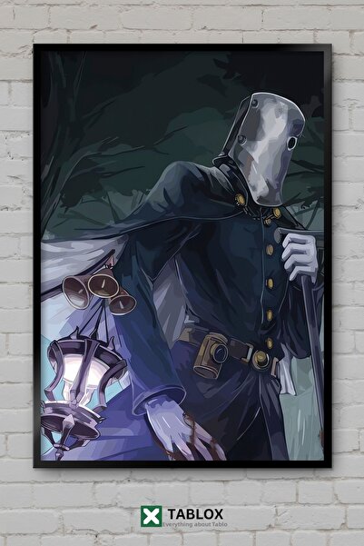 TABLOX Bloodborne Game Souls Poster gotic întunecat cu aspect de cadru, pictu...