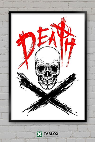 TABLOX Death Death Art Dark Dark Poster Μινιμαλιστικό Διακοσμητικό Πίνακας Ζω...