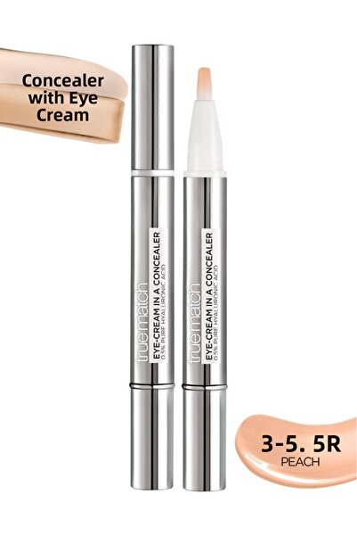 L'Oreal Paris True Match Eye Cream - Concealer 2 in 1, 3-5,5R Peach