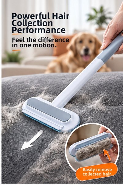 Kurtbay Şekil Cat and Dog Hair Cleaning Brush 4-in-1 Sofa Clothing Carpet Hair Collection Tool