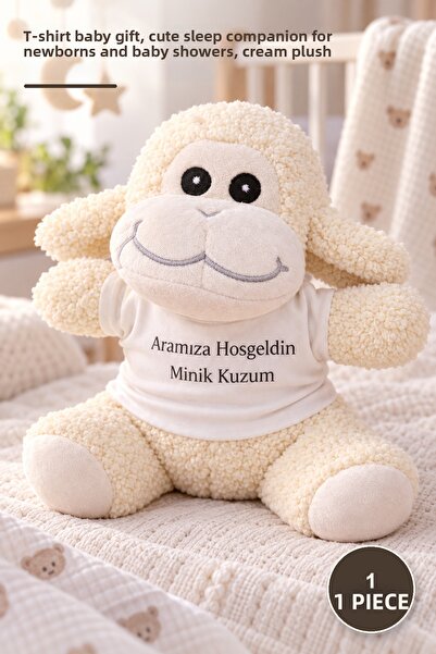 Yenilig 1 Piece Plush Lamb – Baby Gift with T-Shirt, Cute Sleeping Companion ...