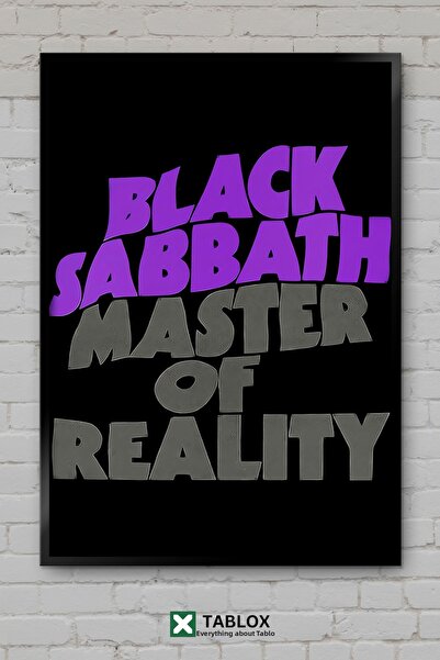 tablomaxtbx Black Sabbath Heavy Metal Music Group Rock Αφίσα με κορνίζα Διακο...