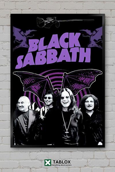 tablomaxtbx Black Sabbath Music Group Band Heavy Metal Rock Frame View Decora...