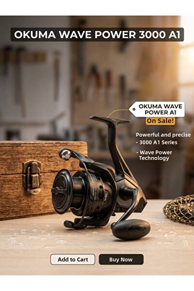 Av Deposu آلة صيد الأسماك Okuma Wave Power WP-3000A1