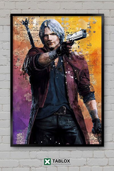 tablomaxtbx Dante Devil May Cry Game Personaj de acțiune Tablou decorativ înr...