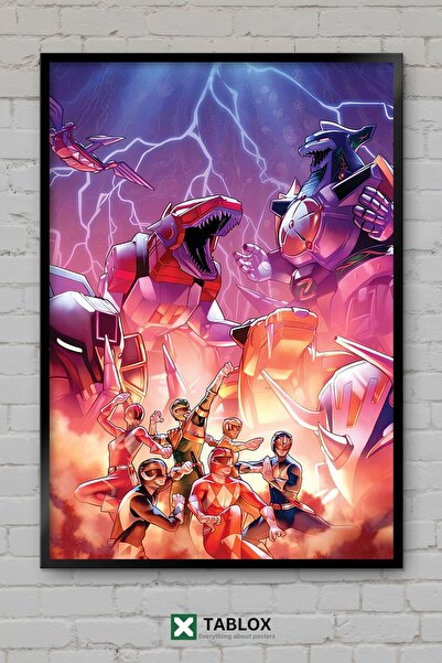 tablomaxtbx Dino Dinosaur Force Power Fantastic Art Αφίσα με κορνίζα Διακοσμη...