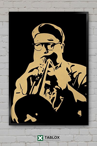 tablomaxtbx Dizzy Gillespie Jazz Jazz Τρομπετίστας Μουσικός Πορτρέτο Πλαίσιο ...