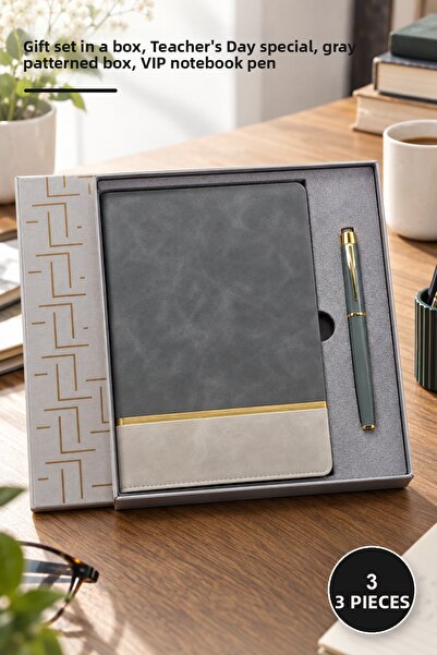 Yenilig 3-Piece Leather Notebook and Metal Pen Set – Boxed Gift Set, Special ...