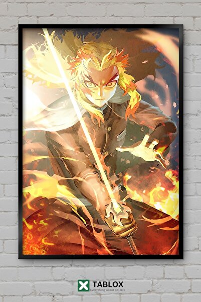 tablomaxtbx Demon Slayer Kimetsu No Yaiba Anime Manga Cadru cu personaje Aspe...