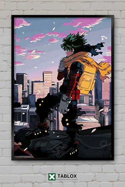 tablomaxtbx Deku Izuku Midoriya My Hero Academia Anime Manga Πλαίσιο με εμφάν...